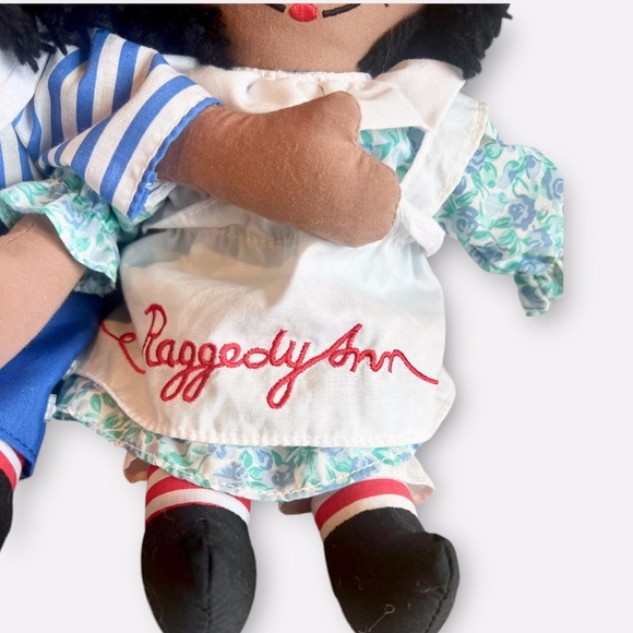 Vintage Raggedy Ann & Raggedy Andy BIPOC Dolls by Dakin Applause - Picture 3 of 7